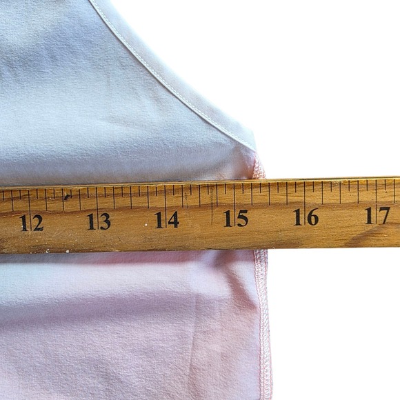 Lululemon Tank top Womens Size 8 White Orange Racerback lightweight Activewear - Picture 5 of 6